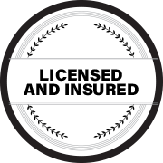 Licensed and Insured badge